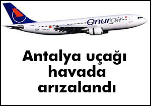 Onur Air in Antalya uçağı havada arıza yaptı